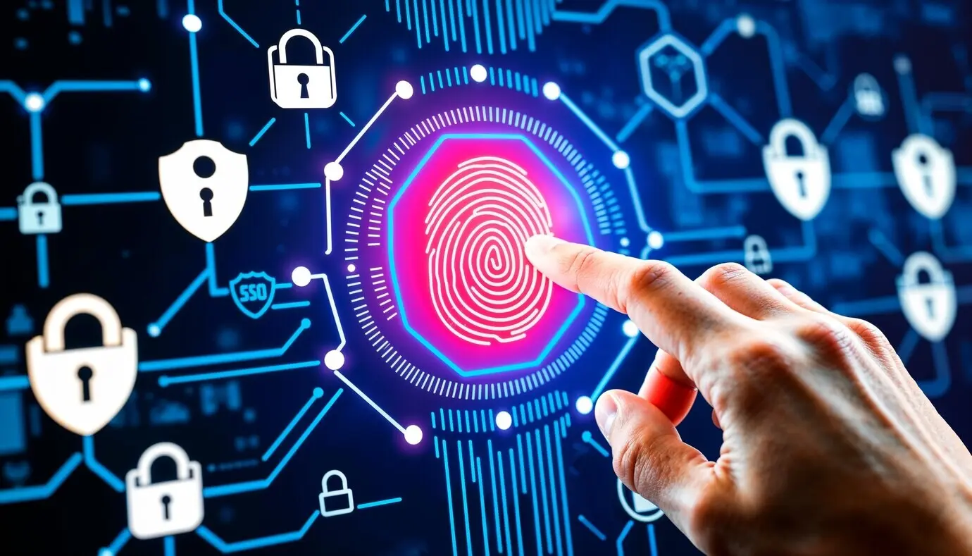 Abstraktes Konzeptdesign zur Cybersicherheit